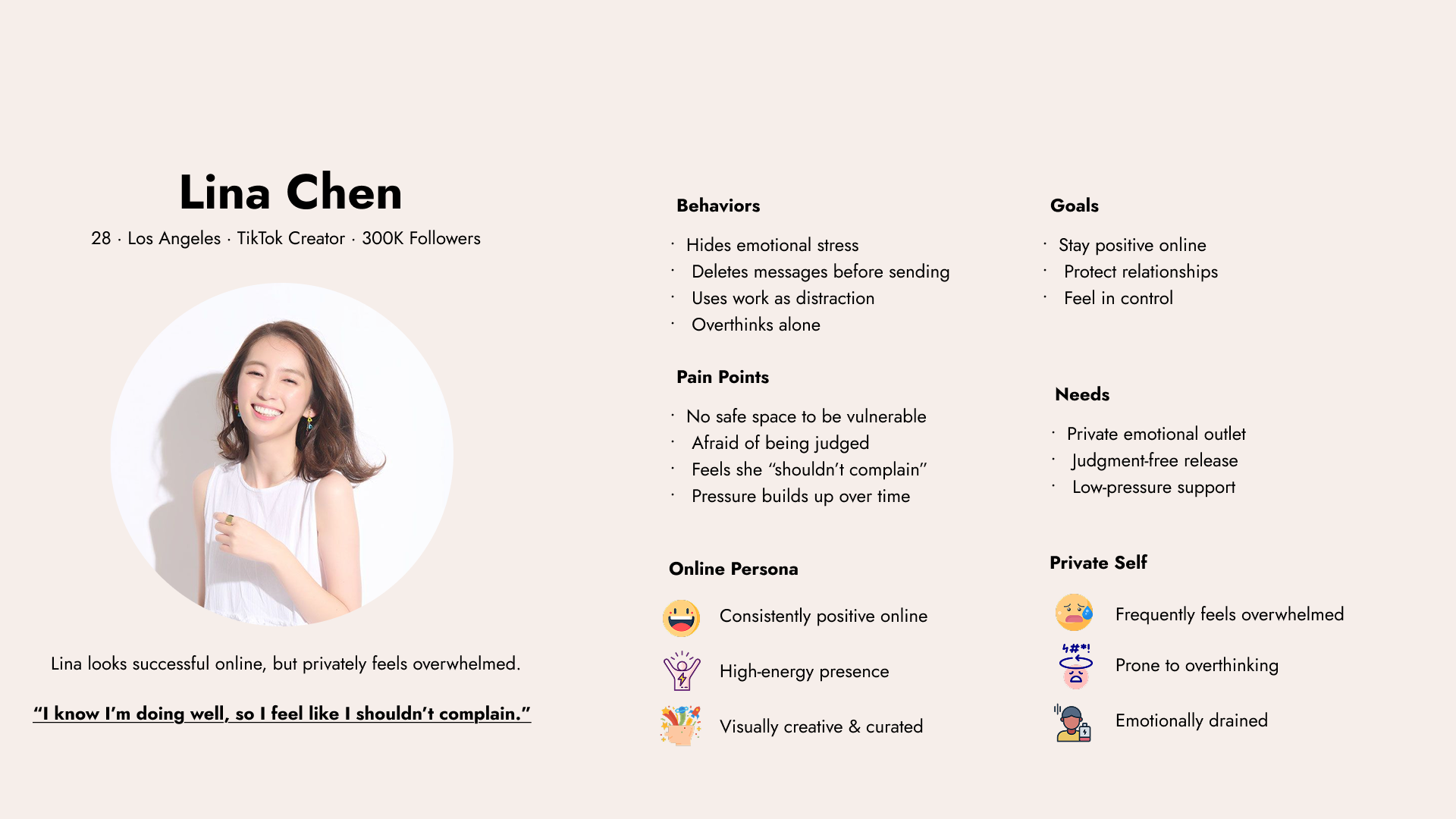 Lina Chen persona